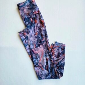 Athletic Works Abstract Print High‎ Waist Leggings Women's Size Small
